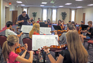 SPS orchestra rehearsal